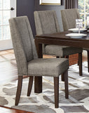 Contemporary Dark Brown 7pc Dining set