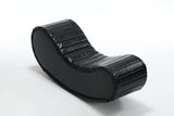 Rocking Leisure chair for back stretching - bench, Relax Yoga Chaise Leather Curved Sofa