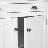 Modern Bookcase with 2 Doors and 1 Drawer Storage