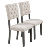 Grey 6-Piece Dining Table and Chair Set