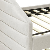 Full Size Daybed with Two Drawers Trundle