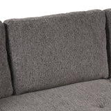 Modern L-Shape 3 Seat Reversible Sectional Couch, Pull Out Sleeper Sofa with Storage