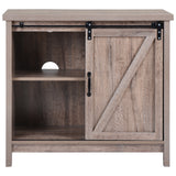 TV StandvBarn door modern &farmhousevwood entertainment center