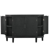 Cabinet with Antique Pattern Doors for Hallway, Entryway, Living Room, Bedroom