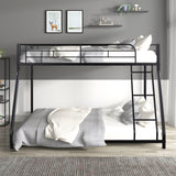 Metal Twin over Full Bunk Bed/ Heavy-duty Sturdy Metal