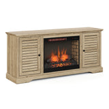 TV Stand Electric Fireplace for TVs up to 80 inches, Minimal Assembly