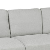 3-Seat Sofa Living Room Linen Fabric Sofa