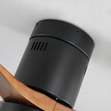 Low Profile Ceiling Fan With Lights 3 Carved Wood Fan Blade Noiseless Reversible Motor Remote Control With Light