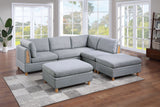Grey Ottoman
