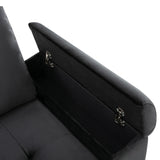Black Sleeper Sectional Sofa