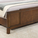 King Bed Frame - Dark Brown