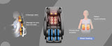 Massage Chair Bluetooth Connection and Speaker Recliner with Zero Gravity with Full Body Air Pressure