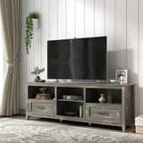 70 Inch Length TV Stand for Living Room with 2 Drawers