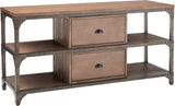 TV Stand in Weathered Oak