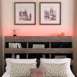 Queen 3 Piece Bedroom Set Mid Century Modern Style Frame