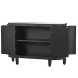 Cabinet with Antique Pattern Doors for Hallway, Entryway, Living Room, Bedroom