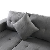 Sofa Set for Living Room with L Shape Chaise Lounge with cup holder