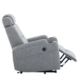Power Lift Recliner Chair - USB Charge Port (Light Gray)