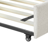 Full Size Daybed with Two Drawers Trundle