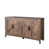 TV Cabinet with 4 Doors and 4 open shelves