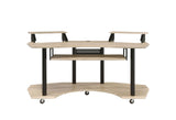 Computer Desk, Natural Oak