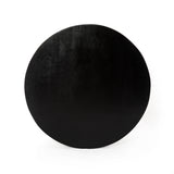 Contemporary solid wood round coffee table
