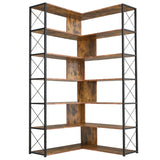 7-Tier Bookcase Home Office Bookshelf