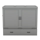 Full Size Murphy Bed with USB Ports