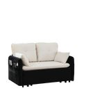 Modern Convertible Sofa Bed w/2 Removable Armrests w/USB Power Port