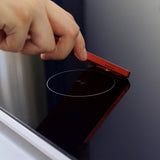 Smart Table Fridge, Multifunctional Coffee Table, Tempered Glass Table Top and Back Storage