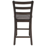 5-Piece Wooden Counter Height Dining Set