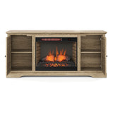 TV Stand Electric Fireplace for TVs up to 80 inches, Minimal Assembly