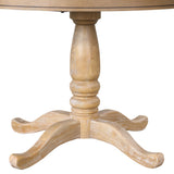 Modern Dining Table Set for 4, Round Table