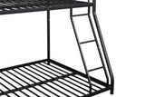 Metal Twin over Full Bunk Bed/ Heavy-duty Sturdy Metal