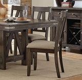 Rustic Industrial Style Dining Furniture 7pc Set