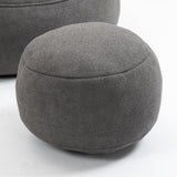 Bean Bag Sofa Chair With Footrest