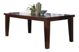 Contemporary 6pc Dining Set 18" Extendable Leaf Table Leather Look
