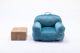 Kid's Bean Bag Chair Velvet Fabric Memory Sponge Stuffed