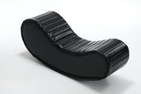 Rocking Leisure chair for back stretching - bench, Relax Yoga Chaise Leather Curved Sofa