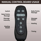 Recliner Chair for Elderly with 8-Point Vibration Massage and Lumbar Heating, Two Cup Holders and USB Charge Port