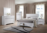 King Size Storage Bed in White