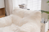 Soft Fabric Tufted Foam Bean Bag Chair