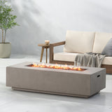 RECTANGLE FIRE TABLE TANK OUTSIDE