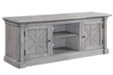 TV Stand, Gray Oak