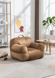 Kid's Bean Bag Chair Velvet Fabric Memory Sponge Stuffed