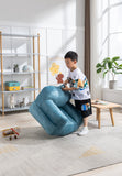 Kid's Bean Bag Chair Velvet Fabric Memory Sponge Stuffed