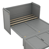 Full Size Murphy Bed with USB Ports