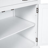 Modern Bookcase with 2 Doors and 1 Drawer Storage