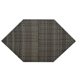6 Piece Outdoor Conversation Set All Weather Wicker Sectional Sofa with Ottoman and Cushions and Small Trays