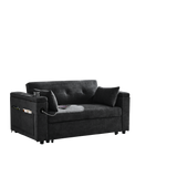 Pull-Out Sleeper Sofa Bed Double Seat Recliner Sofa Bed